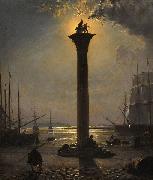 Piazetta San Marco im Mondschein, Friedrich Nerly